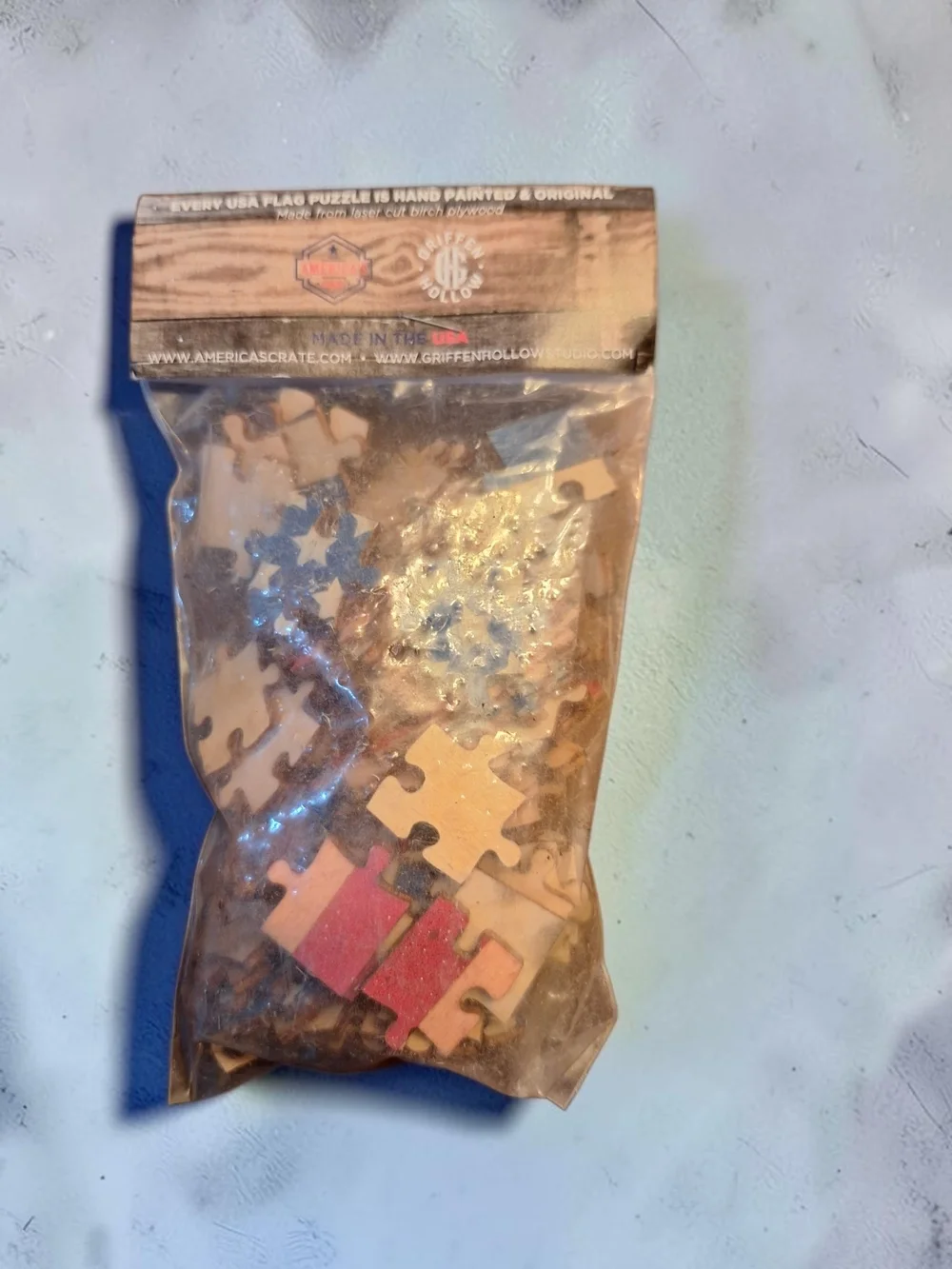 Vintage American Flag Puzzle